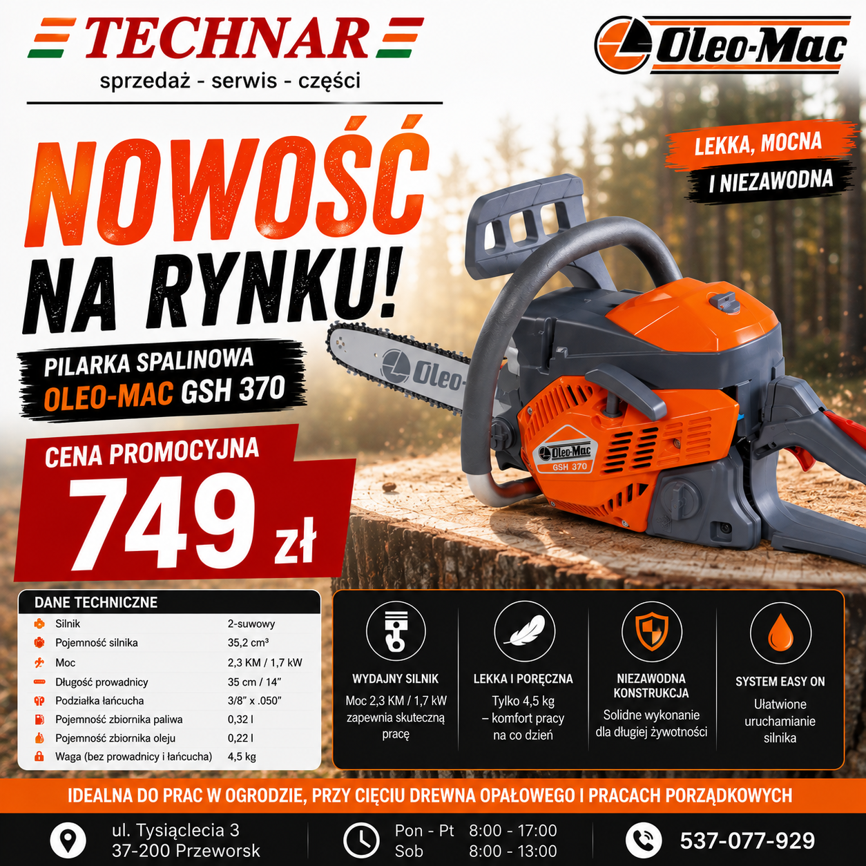 Pilarka GSH 370